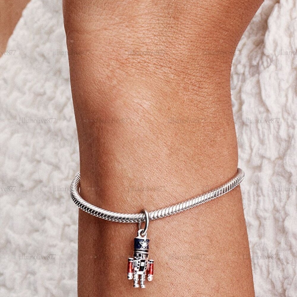 Pandora Moveable Nutcracker Dangle Charm - image 5